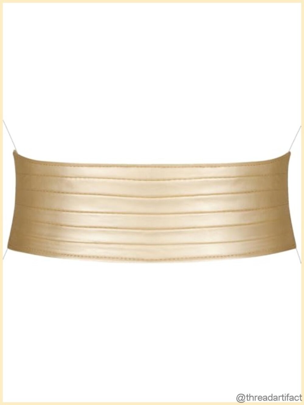 Women's Wide Elastic Waist Belt Stretchy Faux Leather Corset Belt